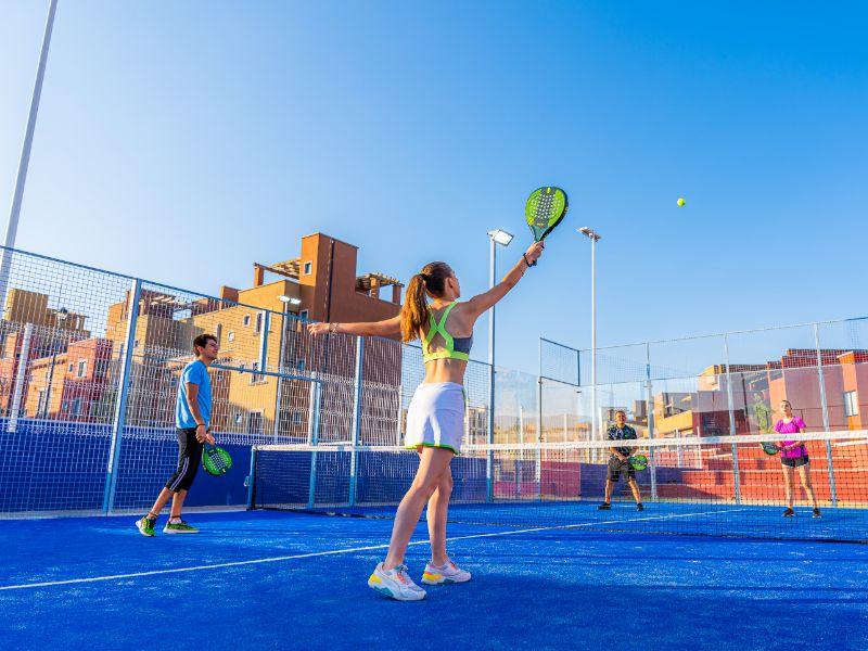 Quadra de padel  Krystal Grand® Residences & Villas San Miguel San Miguel de Allende Quadra de padel  Krystal Grand® Residences & Villas San Miguel San Miguel de Allende